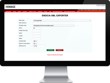 Endicia XML Exporter